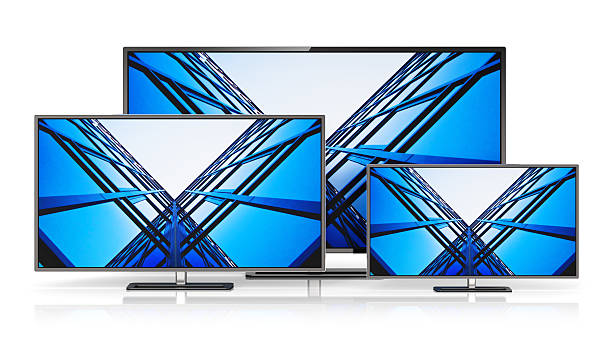 istock Set of widescreen TV displays 511530629