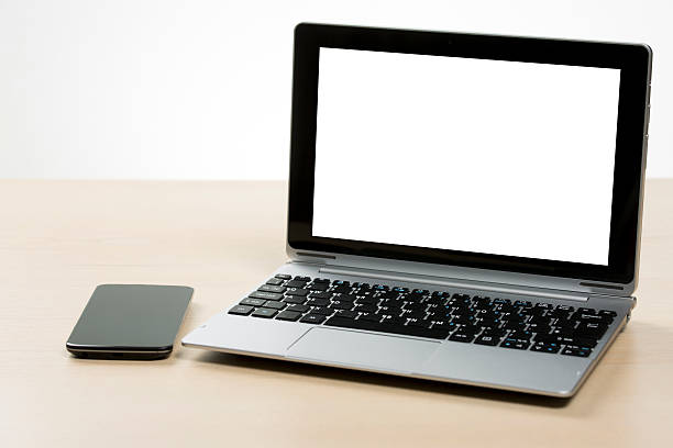 istock Side view of Laptop and smartphone 511531292