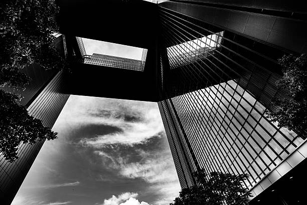 istock Hong Kong Modern Architecture B&W 511533138