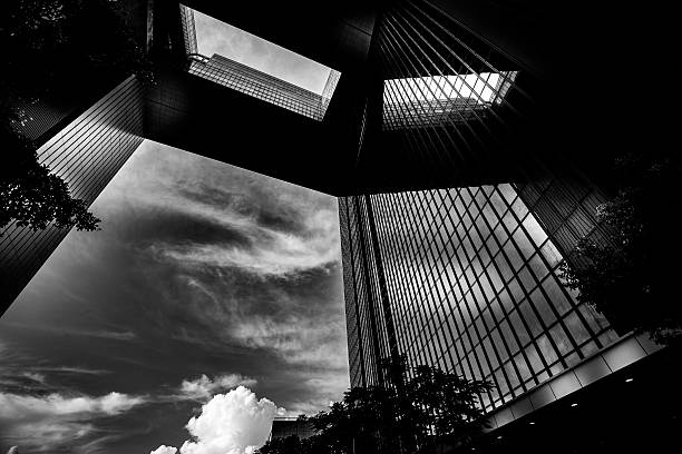 istock Hong Kong Modern Architecture B&W 511533188