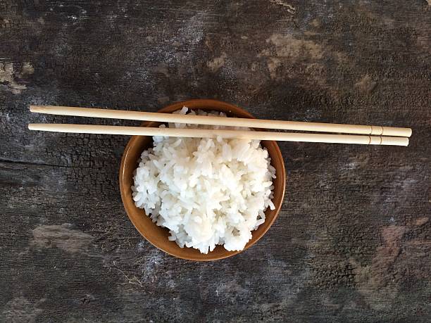 Cooked rice and grain on the cup rice, cooked rice and jasmine rice. Cooked Rice
