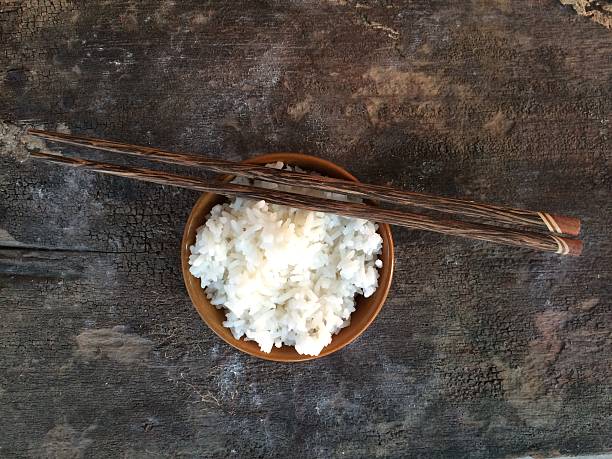 Cooked rice and grain on the cup rice, cooked rice and jasmine rice. Cooked Rice