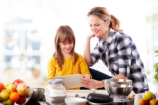 istock Mother and daughter in the kitchen 511541570