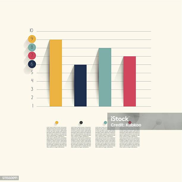 Example Of Business Flat Design Graph Infographics Chart Stock Illustration - Download Image Now