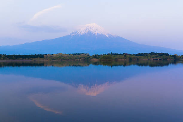 istock Inverted Mount Fuji reflected in Lake Tanukiko 511550789