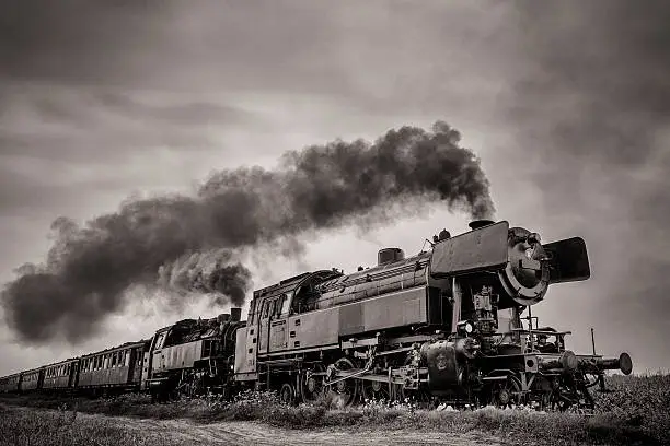 Photo of Steam Train with vintage look