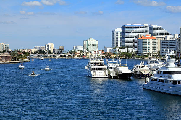 intracoastal waterway севере «las olas» - las olas quarter стоковые фото и изображения