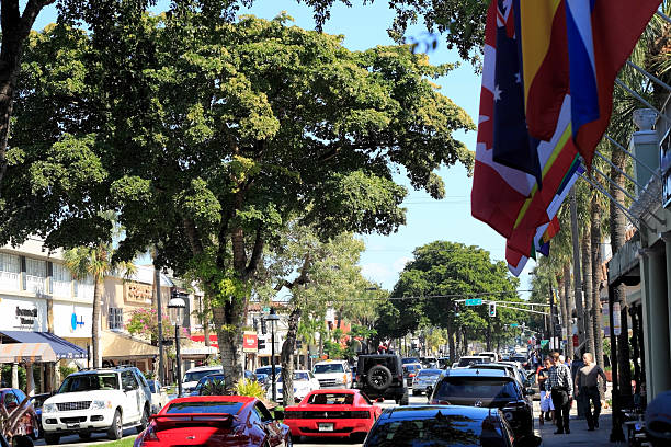 busy «las olas» и «boulevard - las olas quarter стоковые фото и изображения