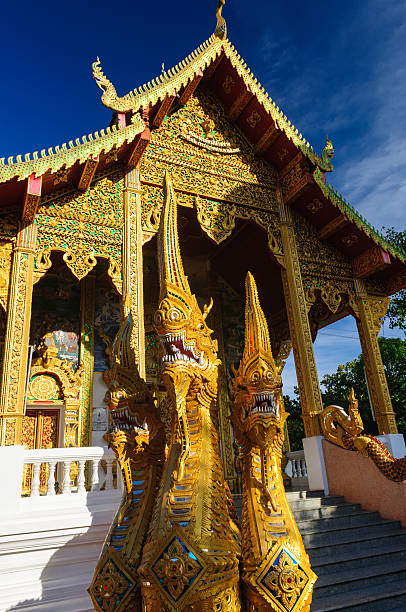 istock Naga snake statue near Buddhist temple 511574997