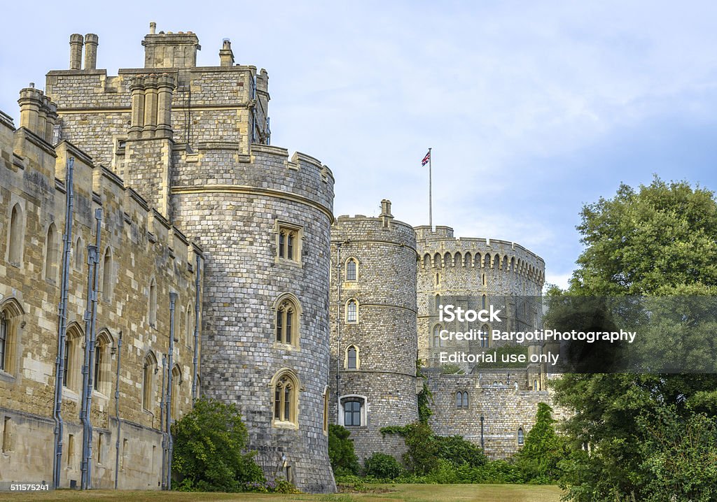 Medieval castillo Windsor castle de Berkshire, Inglaterra. - Foto de stock de Castillo de Windsor libre de derechos