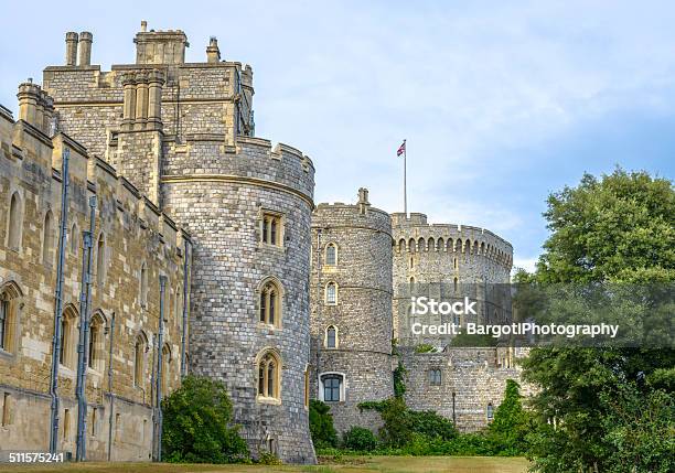 Medieval Castillo Windsor Castle De Berkshire Inglaterra Foto de stock y más banco de imágenes de Castillo de Windsor