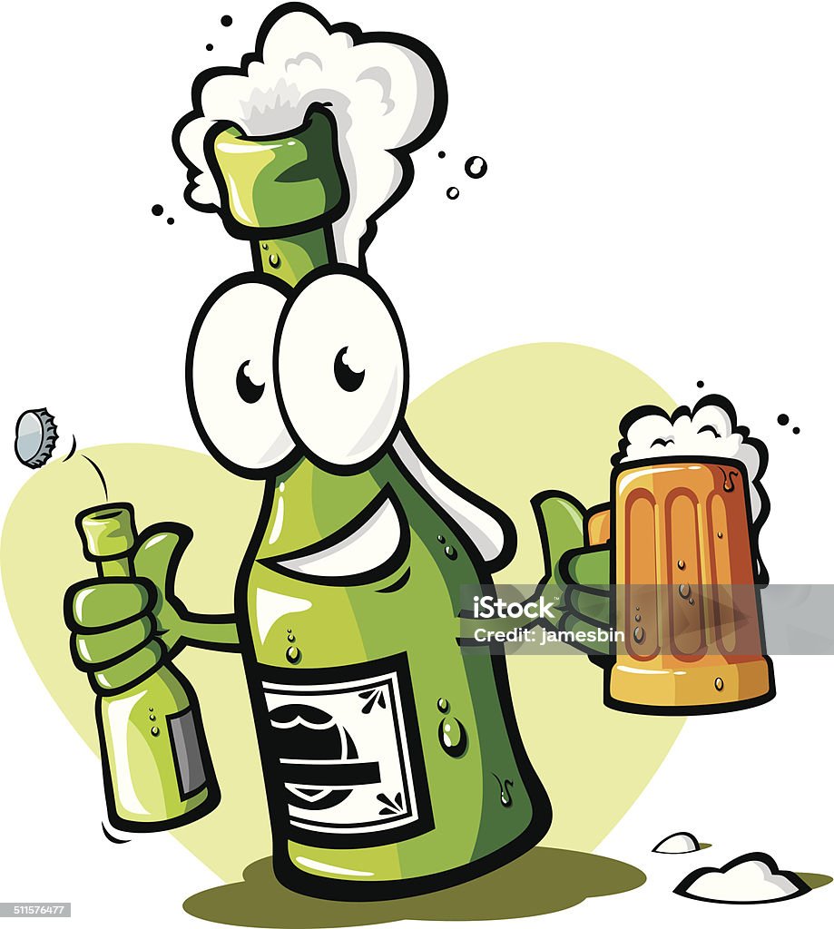 Funny Beer Stock Illustration - Download Image Now - Alcohol - Drink,  Alcohol Abuse, Bar - Drink Establishment - iStock