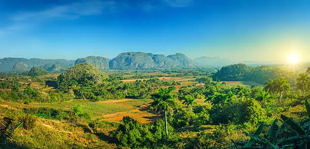 Valle de Vinales National Park in Pinar del Rio province, Cuba. UNESCO World Heritage site.