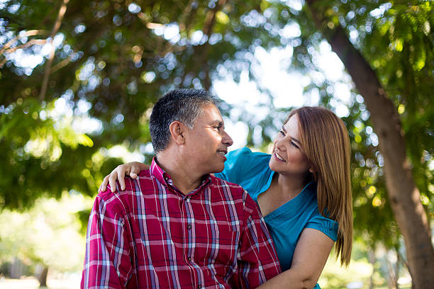 istock Mature couple smiling at each other 511581686