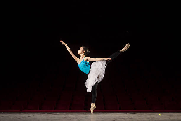istock One ballerina on one leg. 511581926