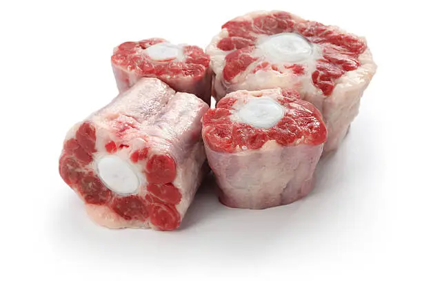 Photo of fresh raw oxtail