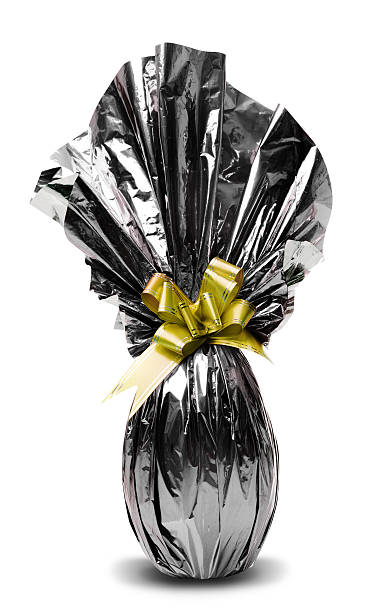 istock Brazilian Easters Egg in gray isolated on a white background 511587944