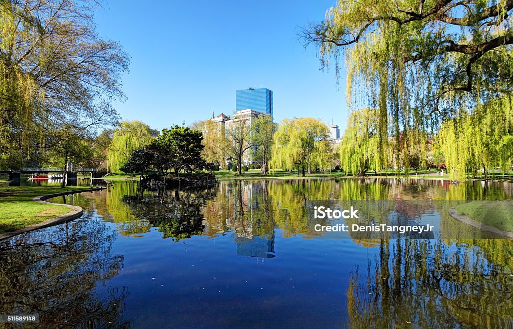 Springtime in Boston Springtime in the Boston Public Garden. Boston is the largest city in New England, the capital of the state of Massachusetts. Boston is known for its central role in American history,world-class educational institutions, cultural facilities, and champion sports franchises. Boston - Massachusetts Stock Photo