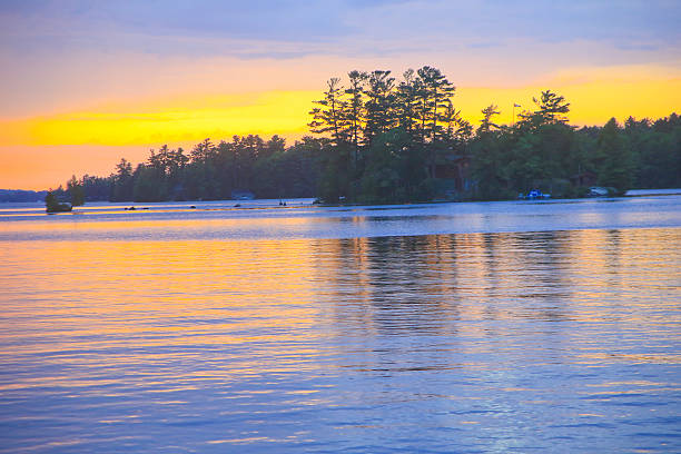 istock Sunset, Glouster Pool, Muskoka, Ontario, Canada 511596662