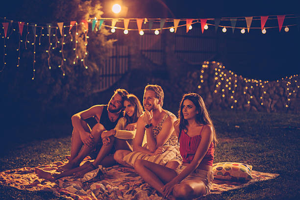 istock Movie night with friends 511597516
