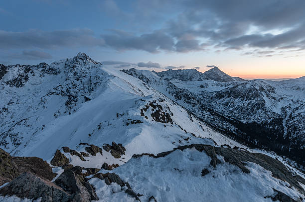istock High Tatra mountains in the evening, winter landscape 511609272