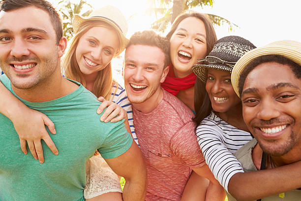 istock Group Of Friends Having Fun In Park Together 511618081