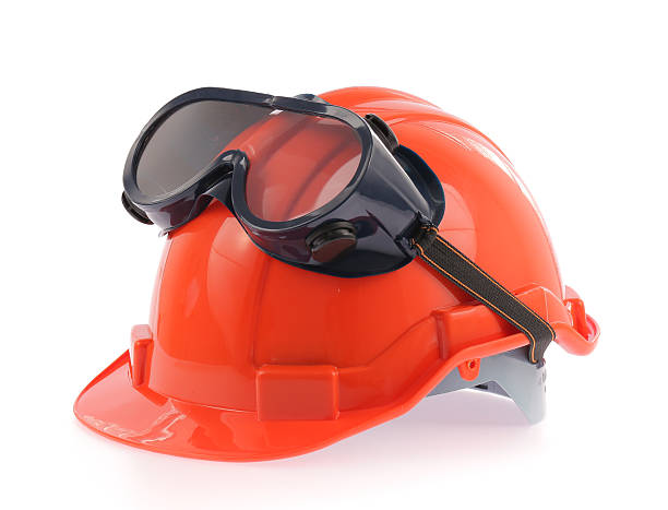istock helmet and Safety glasses 511619591