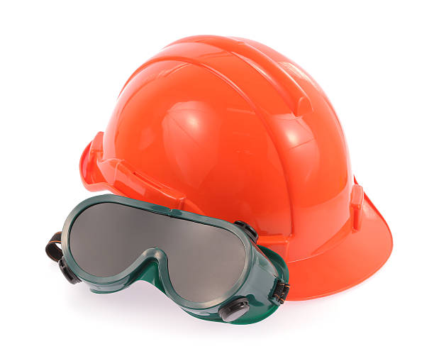 istock helmet and Safety glasses 511619601