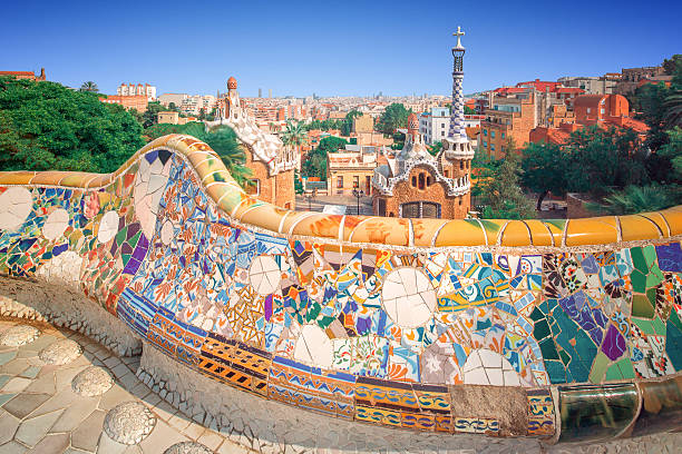 istock Park Guell in Barcelona, Spain 511620709