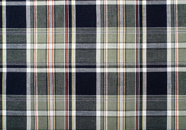 istock Green and dark blue plaid print as background. 511622795