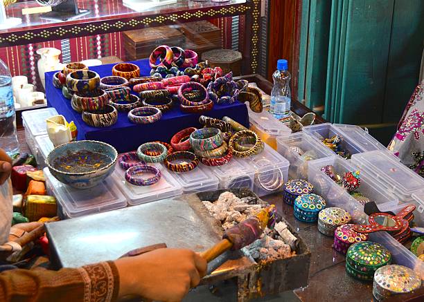 istock Bangles of Resin Being Made in Doha 511623041