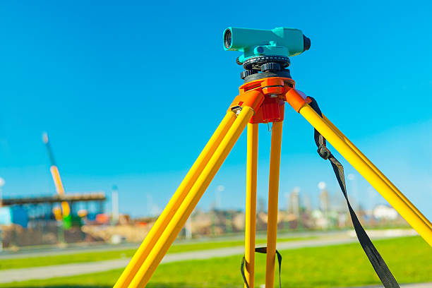 istock view on theodolit on a background of a sky 511623383