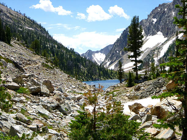 istock Small mountain lake in a swail. 511623863