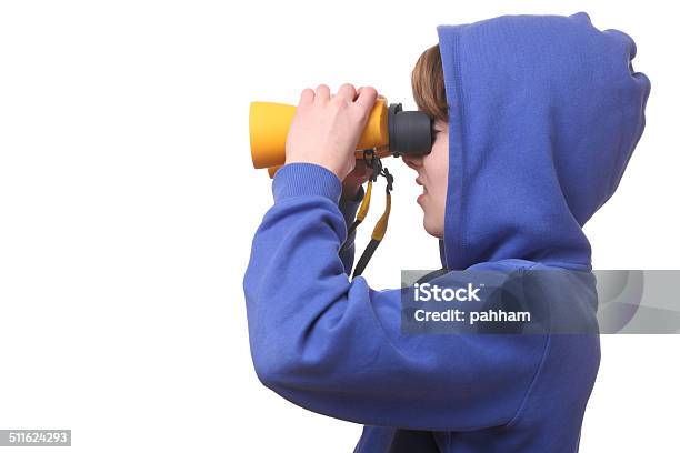 Boy With Binoculars Stock Photo - Download Image Now - Beauty, Binoculars, Boys