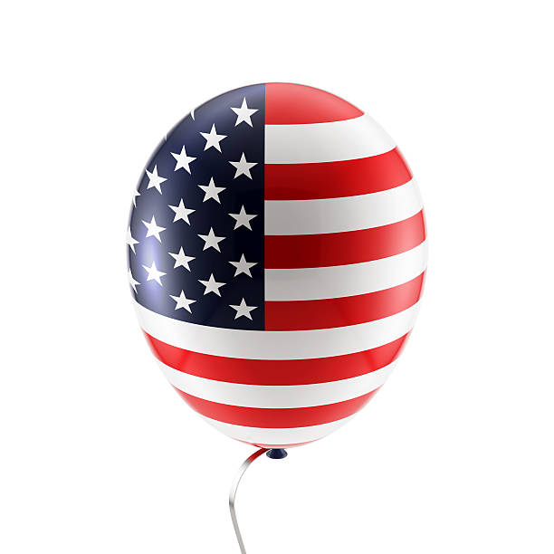 istock Balloon with flag of the USA 511646813