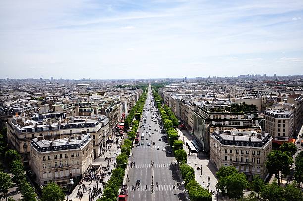 istock View from the Arc de Triomphe, Paris, French 511647923