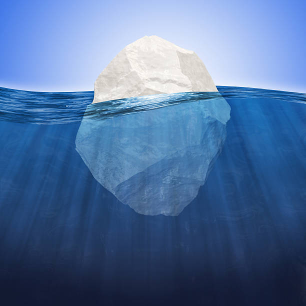 istock Abstract Illustration of Iceberg under water 511649829