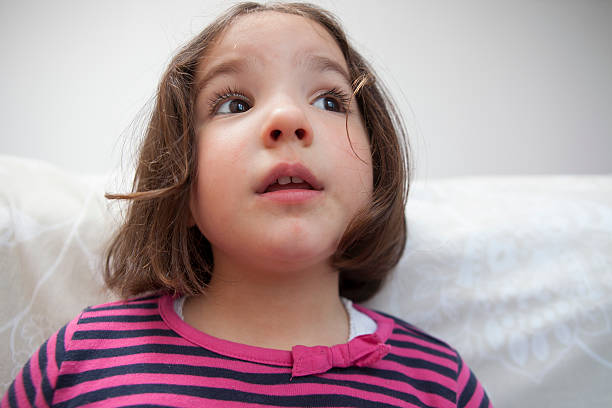 istock Distracted three years old  little girl 511650346