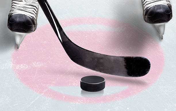 istock Ice Hockey Face Off Spot With Copy Space 511662924
