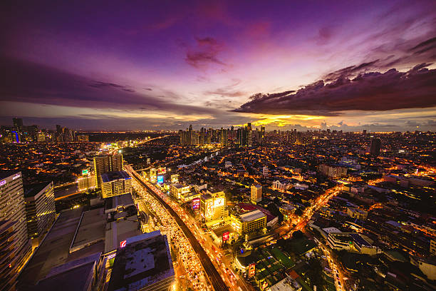 istock View of Mandaluyong during sunset 511664416
