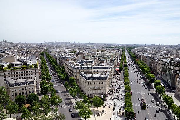 istock View from the Arc de Triomphe, Paris, French 511664513