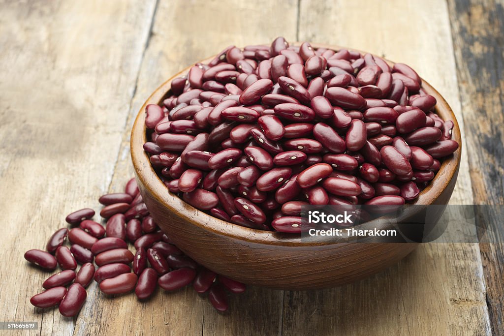 Red beans Close up of a bowl of red beans Kidney Bean Stock Photo