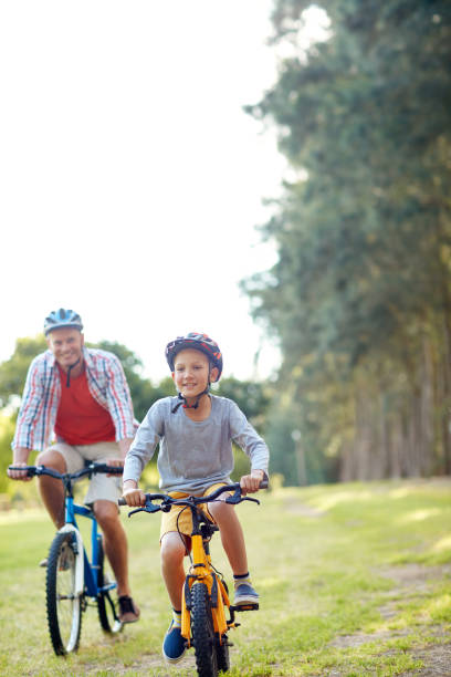 istock Showing his dad his riding skills 511666150