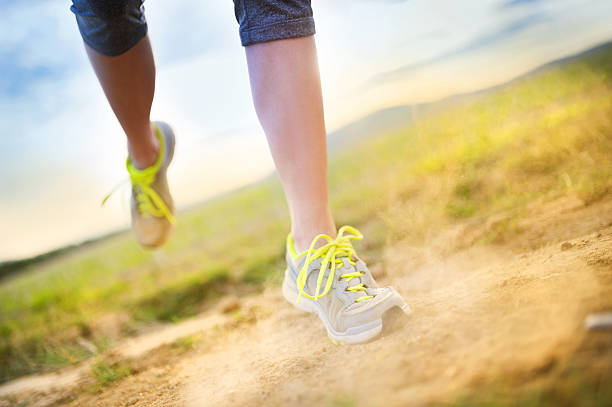 istock Woman running feet closeup 511666289