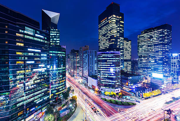 istock Gangnam district in Seoul at night 511666901