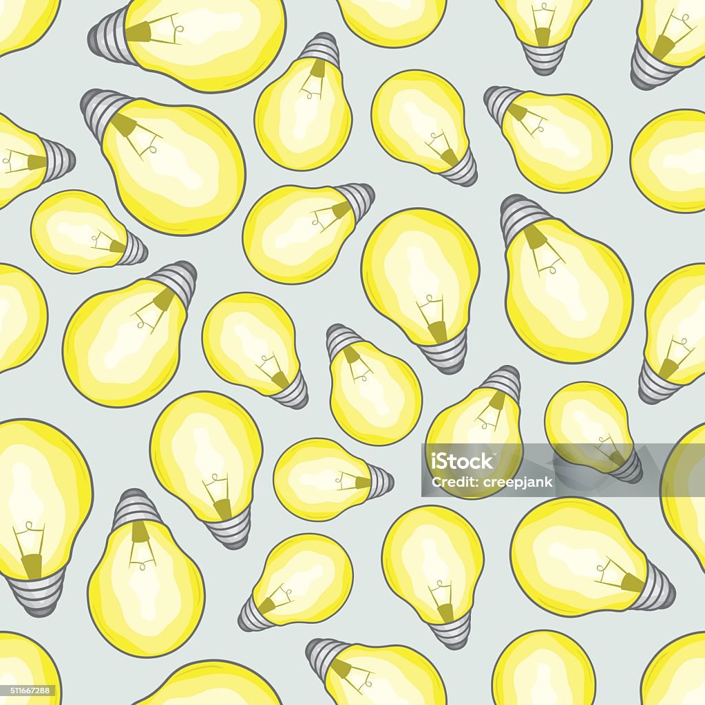 Pattern For Background Light Seamless Pattern Background Light Bulbs Stock Illustration - Download ...