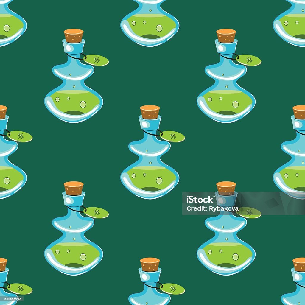 Potion Patterns Seamless Pattern With Potion2 Stock Illustration - Download Image Now ...