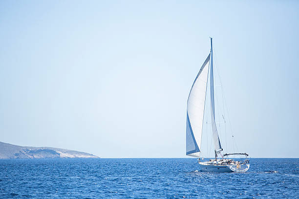 istock Sailing in the sea. Luxury yachts. 511668669