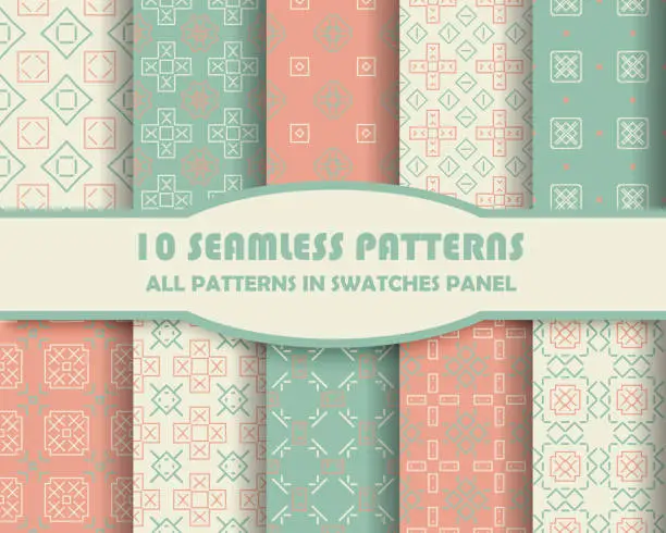 Seamless Pattern Define Imagens vetoriais e gráficos gratuitos de 10 seamless patterns 3 free ...