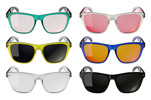 istock Colored glasses isolated on white background 1 511670951